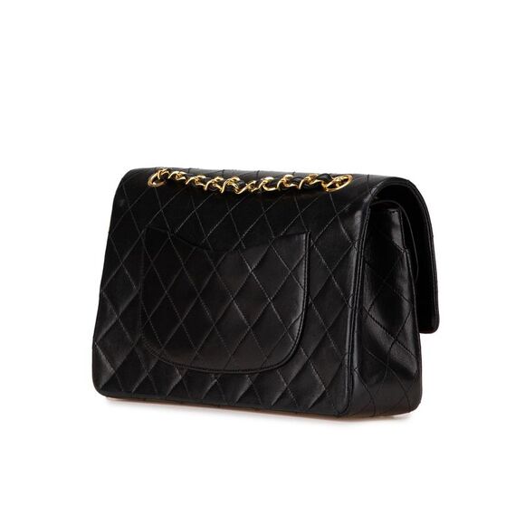 Pre Loved Chanel Classic Flap Shoulder Bag Women Black - Picture 2 of 8